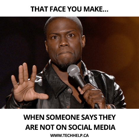 Funny meme on social media strategy