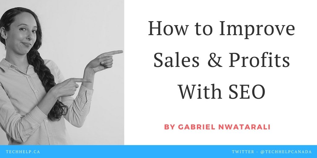 how to improve sales and profits with seo