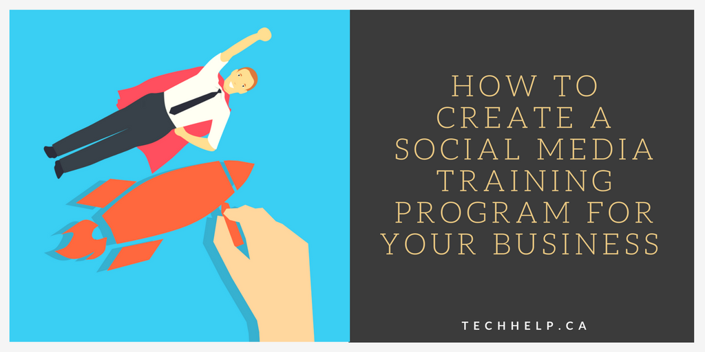 creating a social media training program