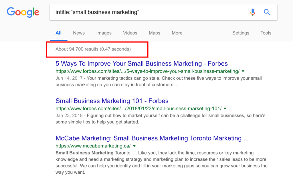 Isolating specific keywords for competitive calculation