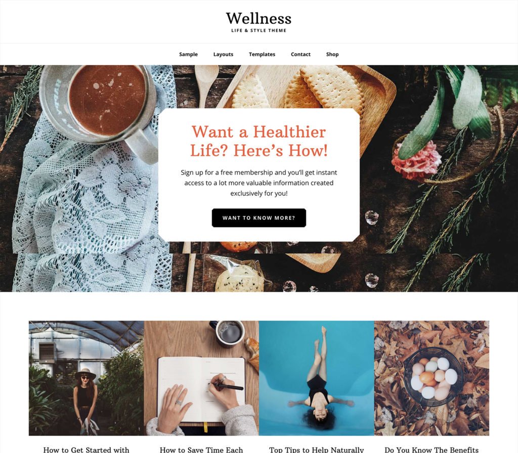 wellness pro WordPress Genesis child theme