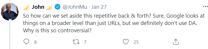 Screenshot from Twitter